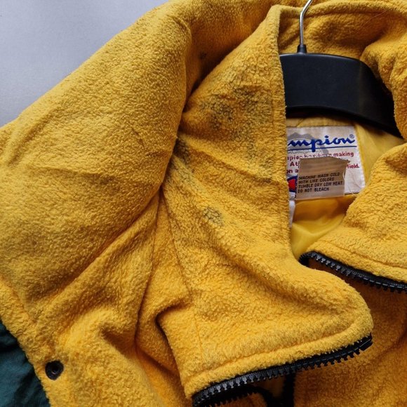 90's Champion NBA Green Bay Packers Fleece Lined Jacket Size Large - Picture 6 of 6